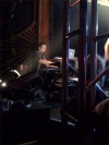 Chad onstage with Trever Keith at the Troubadour, May 30, 2008 (photo Rob DAloisio)