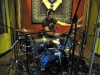 Fell Far Behind at Kingsize Soundlabs 2007: Kevin does that cymbal choke thing