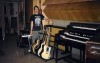 Jackson United at Westbeach 2003: Chris proudly displays the Rockstand 7