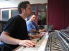 Senses Fail at Mission Sound 2005: Chad and Trever at the console
