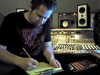 Viva Death at Kingsize Soundlabs 2008: Chad takes notes and notes takes