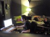 Viva Death at Kingsize Soundlabs 2008: Chad and Scott listen to playback in Studio A