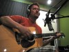 Viva Death at Kingsize Soundlabs 2008: Scott records some acoustic guitar