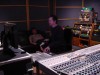 Viva Death at Mad Dog: Scott and Chad mix the record (photo J. Huettner)